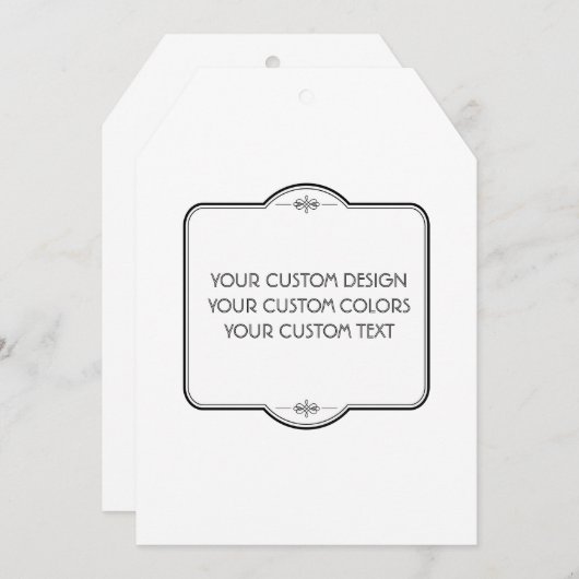 お空白の客様のデザインはこちら – サンキューカード (正面/裏面)