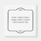 お空白の客様のデザインはこちら – マグネット (正面)