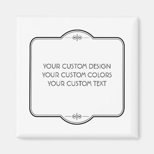 お空白の客様のデザインはこちら – マグネット (正面)