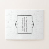 お空白の客様のデザイン- ジグソーパズル (横)