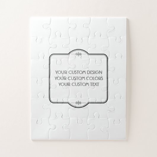 お空白の客様のデザイン- ジグソーパズル (縦)