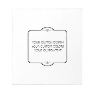 お空白の客様のデザイン- ノートパッド