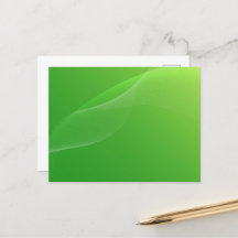 お空白の客様の緑のポストカードの作成