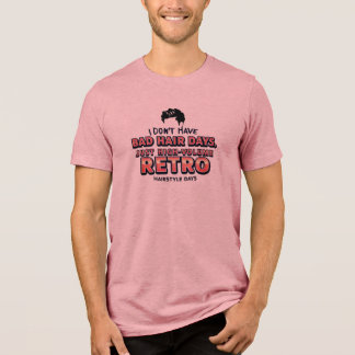 お笑いレトロな髪の名言Tシャツ | 髪が悪いんじゃない トライブレンドＴシャツ