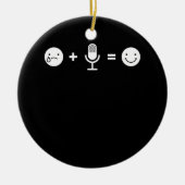 お笑い芸人Kaがホッおもしろいドギフト セラミックオーナメント (正面)