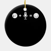 お笑い芸人Kaがホッおもしろいドギフト セラミックオーナメント (裏面)