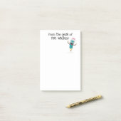 お笑い鉛筆漫画のポストイットメモ ポストイット (デスク上)