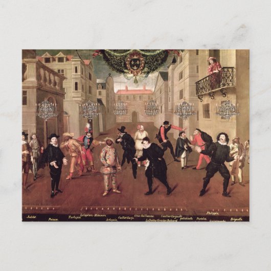 お笑イタリアンいフランスのの ポストカード (正面)