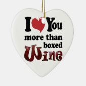 お箱入りワインより好き セラミックオーナメント (右)