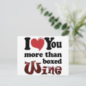 お箱入りワインより好き ポストカード (スタンド正面)