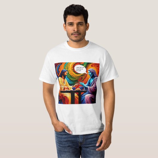 お箸のスープ Tシャツ (正面フル)