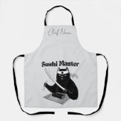 お米とシャイン、寿司猫 エプロン (正面)