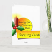 お粗末な犬のクリスマス シーズンカード (裏面)