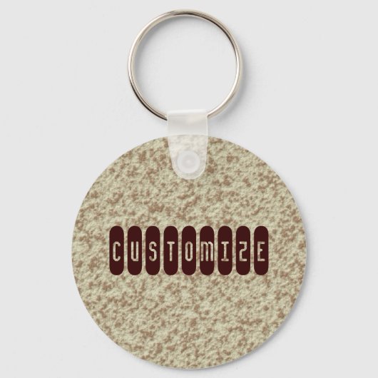 お粥 – テンプレート キーホルダー (正面)