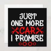 お約束の車をもう1台 招待状 (正面/裏面)