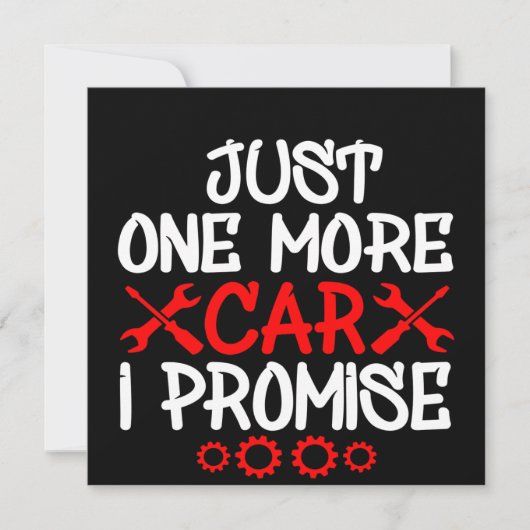 お約束の車をもう1台 招待状 (正面)