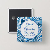 お素晴らしじいちゃん |少年の赤ちゃんシャワーボタン 缶バッジ (正面&裏面)