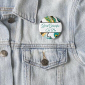 お素晴らしじいちゃん |少年の赤ちゃんシャワー 缶バッジ (インサイチュ)