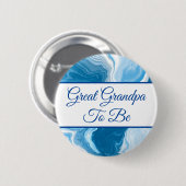 お素晴らしじいちゃん |少年の赤ちゃんシャワー 缶バッジ (正面&裏面)