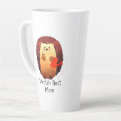 お素晴らし庭を愛する母への贈り物 カフェラテマグ (左アングル)