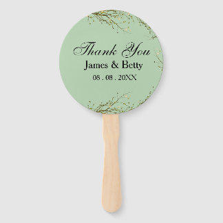 お素朴礼メッセージカード ハンドファン