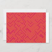 お結婚したモダンメリーりカップルの休日の写真カード シーズンカード (裏面)