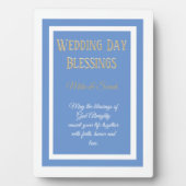 お結婚めでとう！夫婦カスタムの額 フォトプラーク (正面)