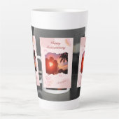 お結婚二人の記念日 カフェラテマグ (正面)