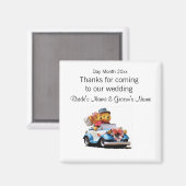 お結婚土産、贈り物、お客様への贈り物 マグネット (正面/裏面)