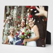 お結婚客様の写真 フォトプラーク (側面)