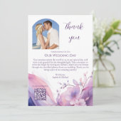 お結婚礼のお湯の色のさくらんぼ 招待状 (スタンド正面)