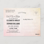 お結婚礼は水の色トンボ交配の愛 ポストカード (裏面)