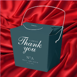 お結婚礼は綿モダン緑の書 フェイバーボックス