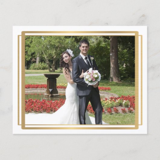 お結婚礼フォトカード (正面)