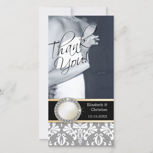 お結婚礼フォトカード サンキューカード (正面)