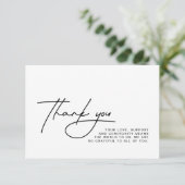 お結婚礼フォトカード サンキューカード (スタンド正面)