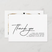 お結婚礼フォトカード サンキューカード (正面/裏面)