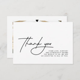 お結婚礼フォトカード サンキューカード