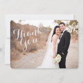お結婚礼フォトカード サンキューカード (正面)