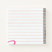 お絵かきと書き取り練習用罫線入りノート ノートブック (裏面)