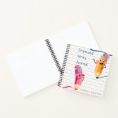 お絵かきと書き取り練習用罫線入りノート ノートブック (内部)