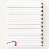 お絵かき＆ライティング練習 - 名前入り ノートブック (裏面)