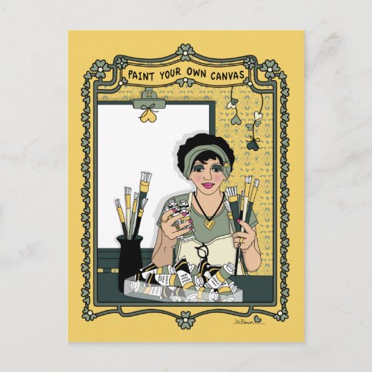 お絵を描客様のCanvas_C_ポストカード ポストカード (正面)