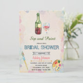 お絵描きしながら飲むパーティーのご案内 招待状 (スタンド正面)