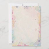 お絵描きしながら飲むパーティーのご案内 招待状 (裏面)