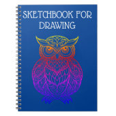 お絵描きのためのスケッチブック ノートブック (正面)