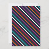 お絵描きパーティー クラフトアート 子供の誕生日 招待状 (裏面)