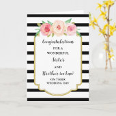 お義兄さん カード (黄色い花)