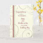 お義兄さん カード (黄色い花)