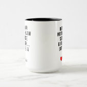 お義母さんであること マグカップ (中央)